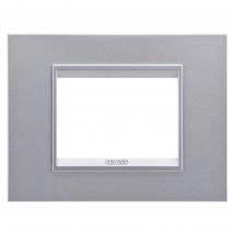  PLAQUE LUX 3P METAL TITANE MON 