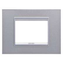 PLAQUE LUX 3P TITANE MONOCHROM 