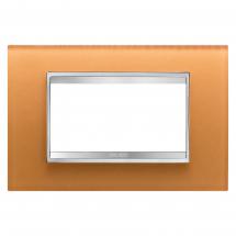  PLAQUE LUX 4P VERRE OCRE 