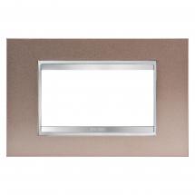  PLAQUE LUX 4P METAL BRONZE PEA 