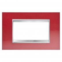  PLAQUE LUX 4P METAL RED GLAMOU 