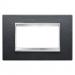  PLAQUE LUX 4P CUIR NOIR 