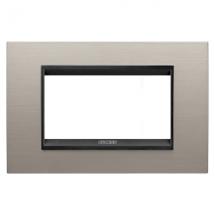  PLACCA LUX 4P METAL. ALLUM. SP 