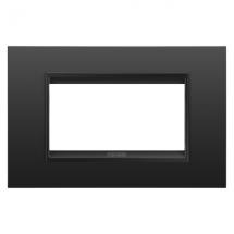  PLAQUE LUX 4P METAL NOIR SATIN 