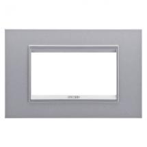  PLAQUE LUX 4P TITANE MONOCHROM 