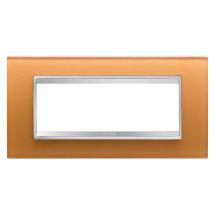  PLAQUE LUX 6P VERRE OCRE 