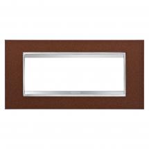  PLAQUE LUX 6P METAL FIN. OXIDE 