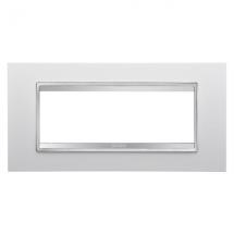  PLAQUE LUX 6P BLANC CREME 
