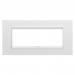  PLAQUE LUX 6P METAL BLANC MONO 