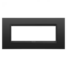  PLAQUE LUX 6P METAL NOIR SATIN 
