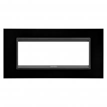 PLAQUE LUX 6P METAL NOIR MONOC 