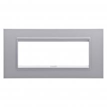  PLAQUE LUX 6P METAL TITANE MON 