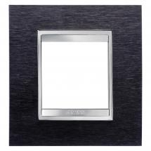  PLAQUE LUX INT. 2P ALUMINIUM N 