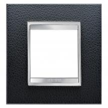  PLAQUE LUX INT. 2P CUIR NOIR 
