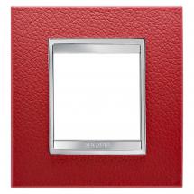  PLAQUE LUX INT. 2P CUIR RUBIS 