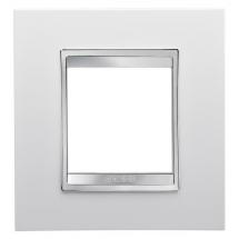  PLAQUE LUX INT. 2P BLANC CREME 