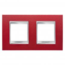 PLAQUE LUX INT. 2+2P H CUIR RU 