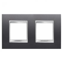  PLAQUE LUX INT. 2+2P H ARDOISE 