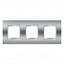  PLAQUE LUX INT. 2+2+2P H CHROM 