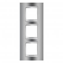  PLAQUE LUX INT. 2+2+2P V CHROM 