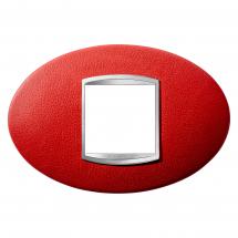  PLAQUE ART 2P CUIR RUBIS 