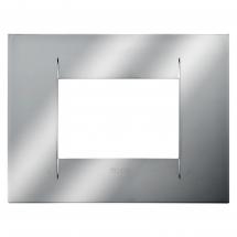  PLAQUE GEO 3P CHROME 