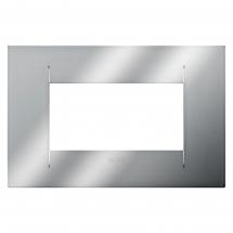  PLAQUE GEO 4P CHROME 