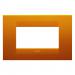  PLAQUE GEO 4P ORANGE OPAL 
