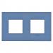  PLAQUE GEO INT. 2+2P H BLEU ME 