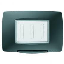  PLAQUE ETANCHE 3P IP55 NOIR 