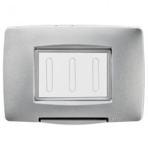  PLAQUE ETANCHE 3P IP55 TITANE 