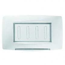  PLAQUE ETANCHE 4P IP55 BLANC 
