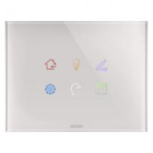  PLAQUE ICE TOUCH KNX 6 SYMB.BE 
