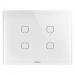  PLAQUE ICE TOUCH KNX BLANC 4 S 