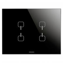  PLAQUE ICE TOUCH KNX NOIR 4 SY 