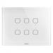  PLAQUE ICE TOUCH KNX BLANC 6 S 