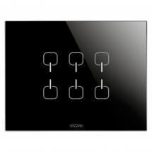  PLAQUE ICE TOUCH KNX NOIR 6 SY 
