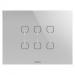  PLAQUE ICE TOUCH KNX TITANE 6 