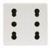  PRISE DOUBLE 2P+T 16A BIV.ST.I 