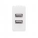  ALIMENTATORE DOPPIO USB 1M SY/ 