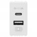  CHARGEUR DBLE USB A+C 5V 3A SY 