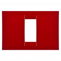  PLAQUE 1 POS.ROUGE BORDEAUX SY 