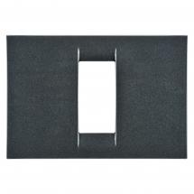  PLAQUE 1 POS.ARDOISE METALLISE 
