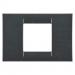  PLAQUE 2 POS.ARDOISE METALLISE 