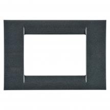  PLAQUE 3 POS.ARDOISE METALLISE 