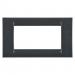  PLAQUE 4 POS.ARDOISE METALLISE 