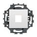  SUPPORT RJ45 KEYSTONE BLANC 