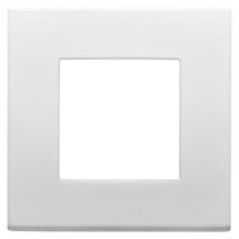  PLAQUE DAHLIA 1 POSTE BLANC 