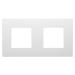  PLAQUE DAHLIA 2 POSTES H/V BLA 