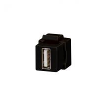  COUPLEUR USB KEYSTONE JACK NOI 